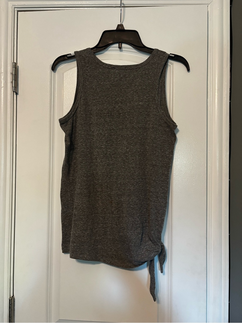 Game Day Couture Ohio State Gray Tank Top with Tie Detail Small - Picture 5 of 8